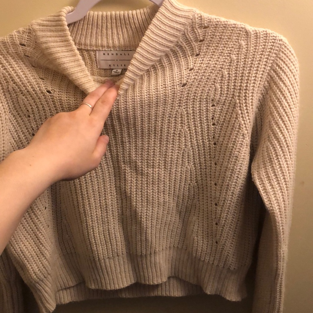 Kendall & Kylie Cream colored sweater